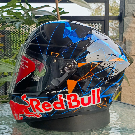 HELM KYT TT Course Pol Espargaro Qatar 2021 Black repaint HELM FULL FACE KYT