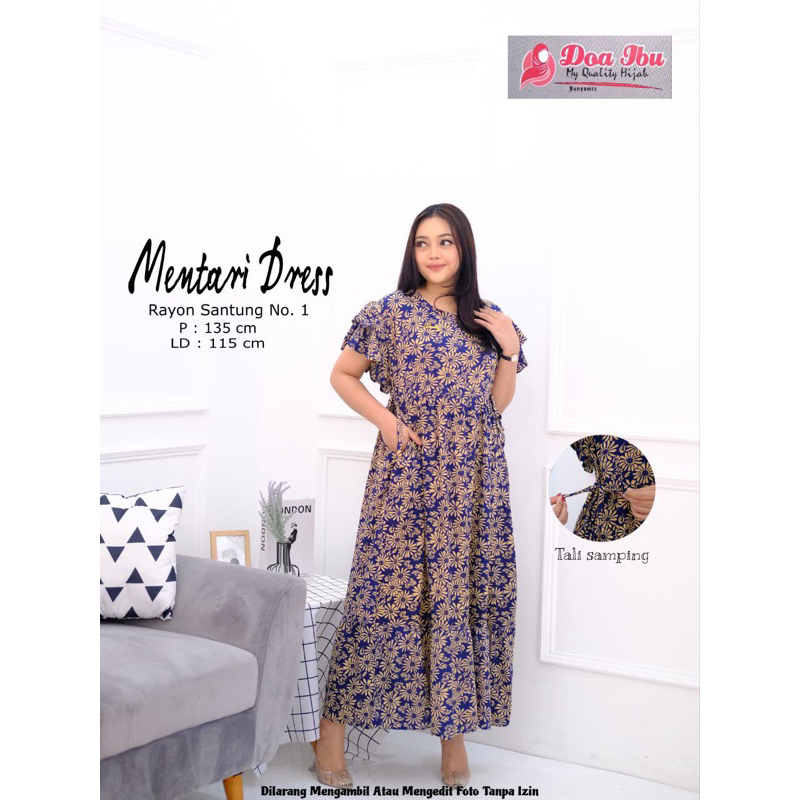 DASTER BATIK HOMEDRESS PREMIUM BUSUI LENGAN OMBAK TALI KANAN KIRI ORI DOA IBU BY BUNYAMIN