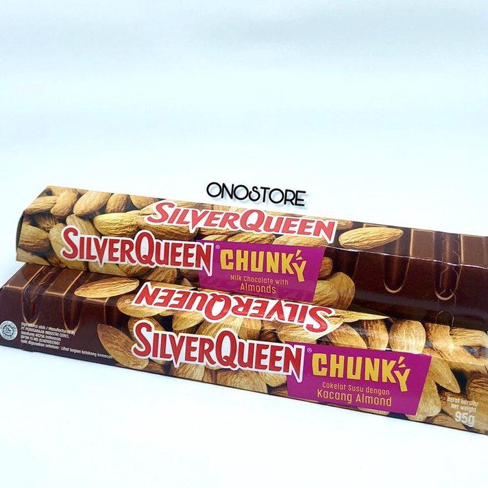 

Model Terkini Silverqueen Chunky Bar Almond 95 gram/95 gr/95 Dijual Murah