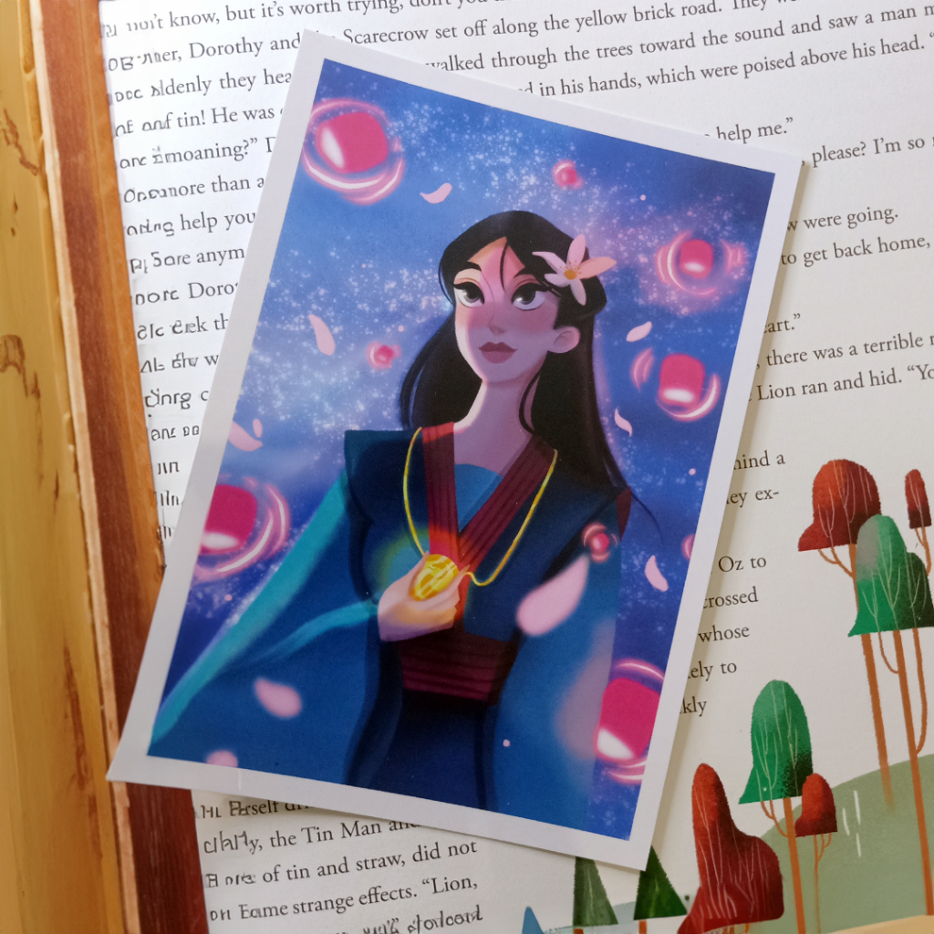 

[bocil.staff] Mulan Art Print | kartu ucapan | gift card | kartu gambar | kartu ucapan hadiah | thankyou card | merch