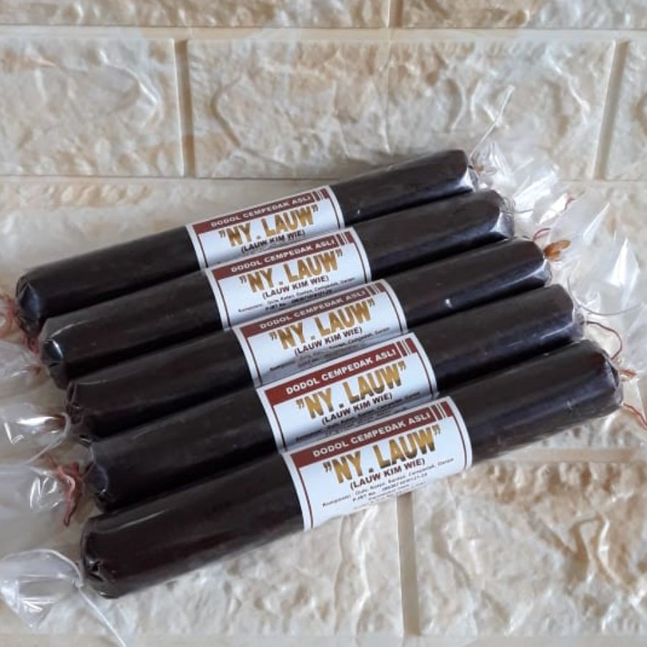 

Paling Popular Dodol Ny Lauw (Lauw Kim Wie) Halal Tradisional Asli Khas Tangerang Betawi 200 gr Dijual Murah