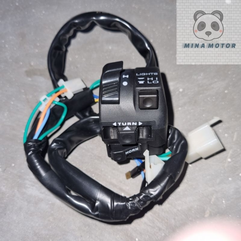 TAKA Holder Saklar Kiri Supra X 22 Kabel Sparepart Aksesoris Variasi Sukucadang Motor