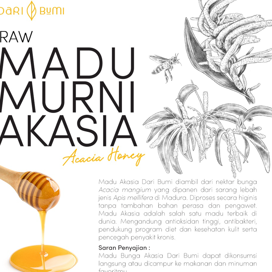 

Harga Termurah Dari Bumi Madu Murni Akasia 350 Gr Raw Honey Asli
