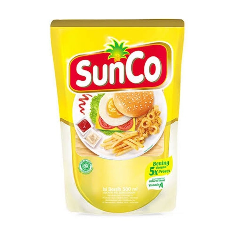 

Minyak goreng sunco bening 500ml