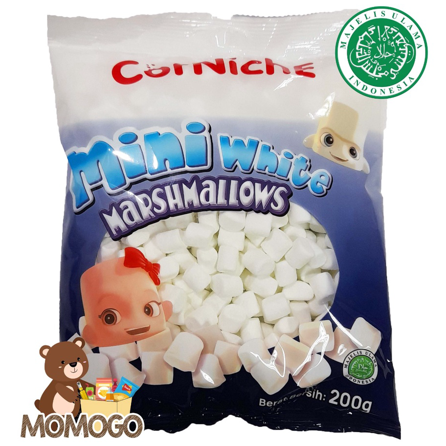 

➞✸✿ CORNICHE MINI WHITE MARSHMALLOW 200GR Buruan Beli