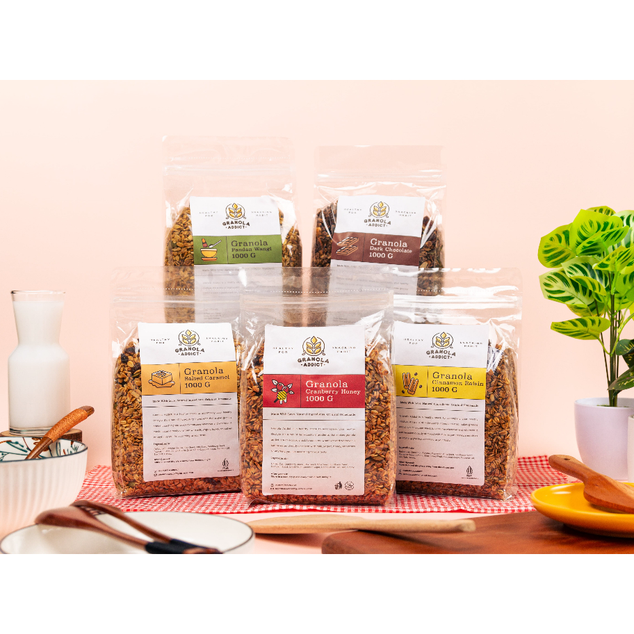 

Harga Termurah Granola Addict - Dark Choco Cashew 1000G (1KG) ➞✸✿