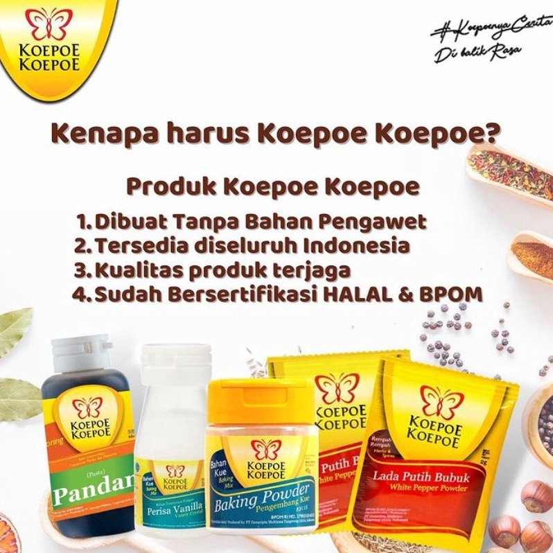 

Terbatas Koepoe Koepoe SP B TBM B Pengemulsi Baking Pengembang Kue Cake Halal