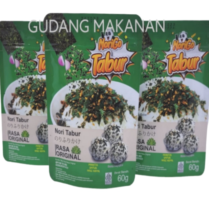 

Terupdate Nori Tabur Rumput Laut Panggang Original 60gr