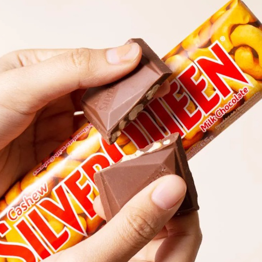 

➫✬✵ Silverqueen Cokelat Almond Cashew 58 Gram SILVERQUEEN MILK CHOCOLATE ORIGINAL Silver Queen Harga Termurah