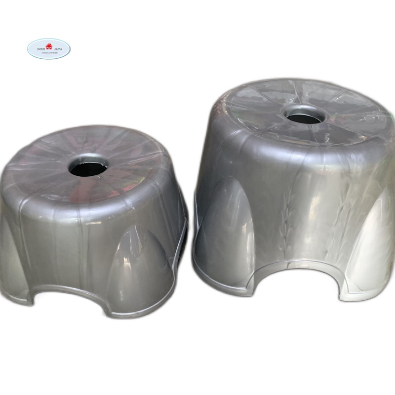 bangku jongkok silver kursi mengaji kursi bulat plastik