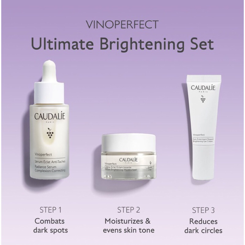CAUDALIE - Vinoperfect Brightening Set - CAUDALIE Vino perfect