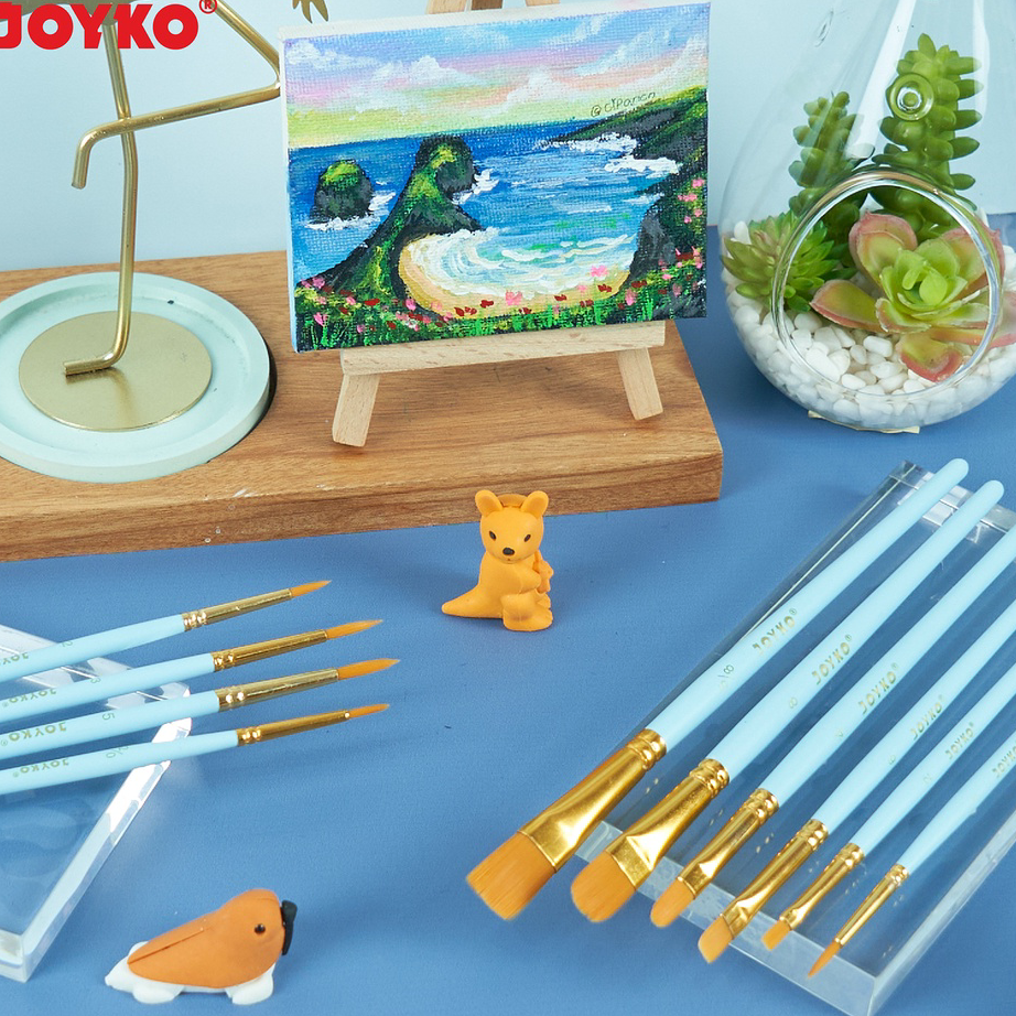 

Murah Brush Kuas Cat Air Lukis Acrylic Joyko BR-17 Diskon