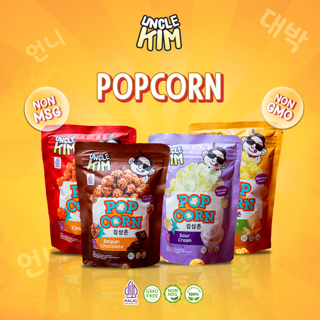 

Popcorn - Uncle kim - Snack - Makanan Ringan - 55 gr