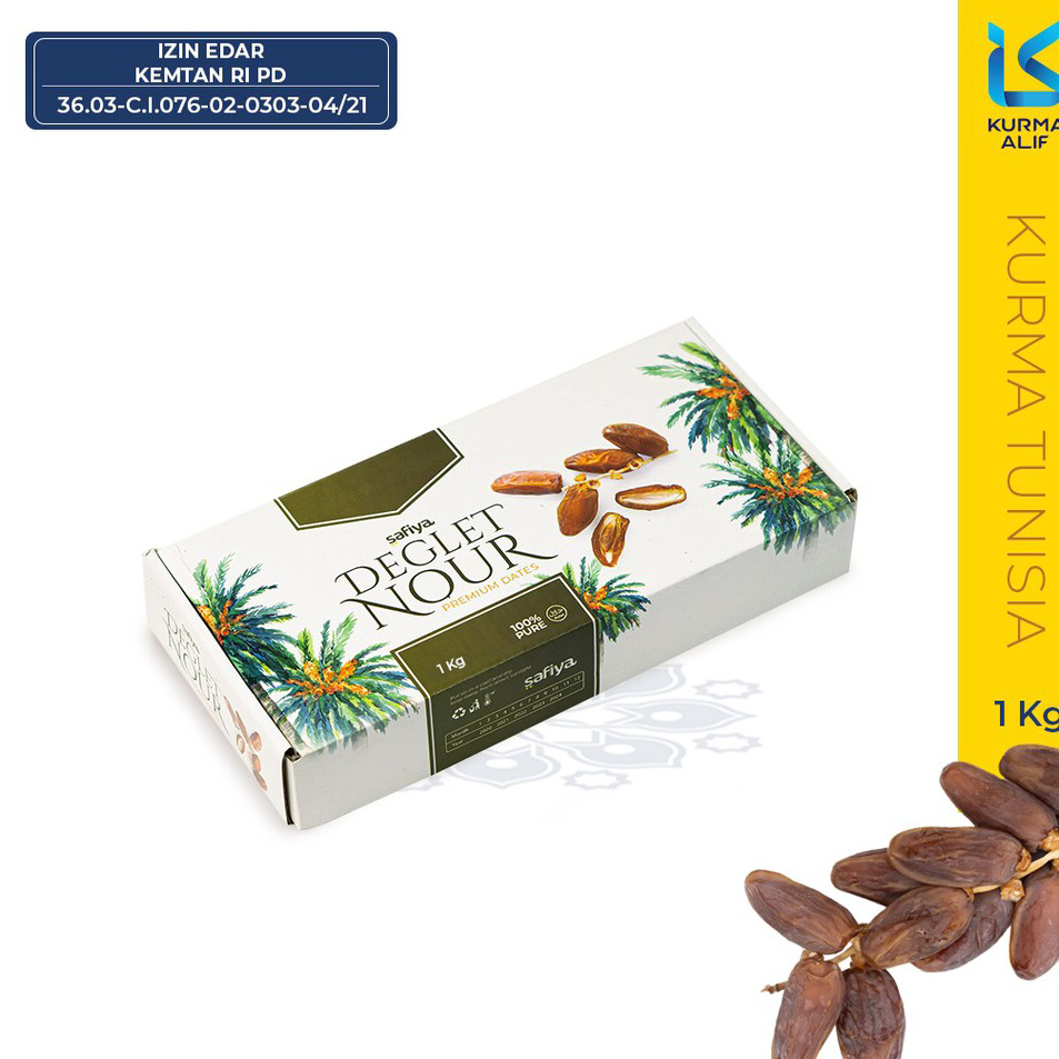 

Best Terlaris Kurma Tangkai Deglet Noor Tunisia 1 Kg | Kurma Tunisia Asli Kualitas Premium