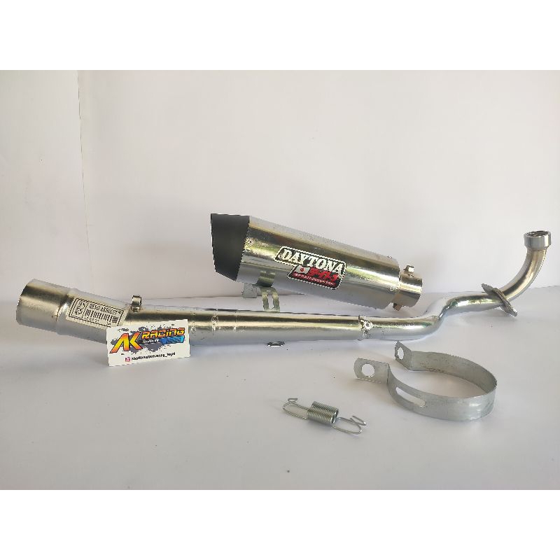 Knalpot Racing Daytona NGEBASSS Semua Jenis Motor BebekVega Revo lama Jupiter z