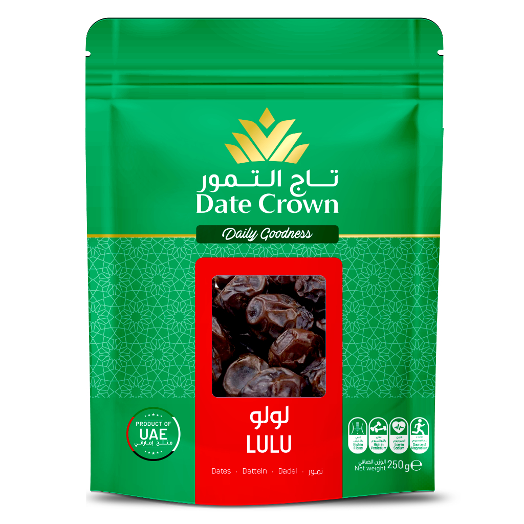

Date Crown Kurma Lulu (250g) dari UAE in Pouch