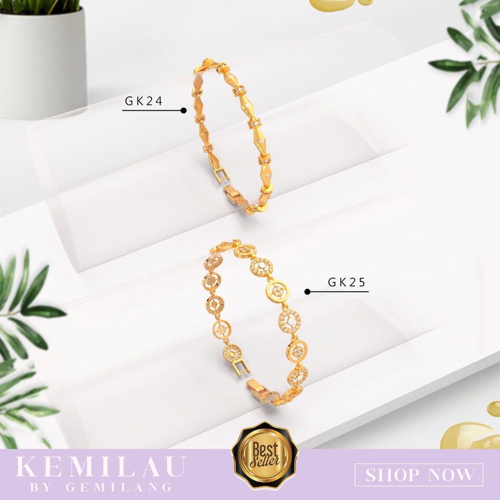 TERMURAH GELANG EMAS ASLI MODEL GELANG RANTAI KADAR 6K ATAU 300 DAN 8K ATAU 375 GELANG RANTAI KEKINI
