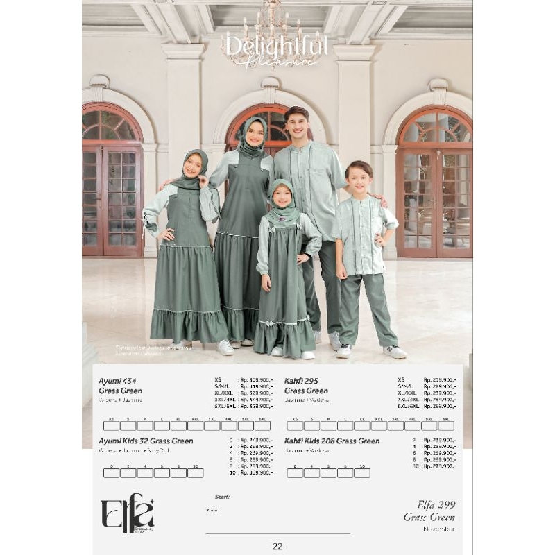 Sarimbit Ethica Elfa 299 Grass Green