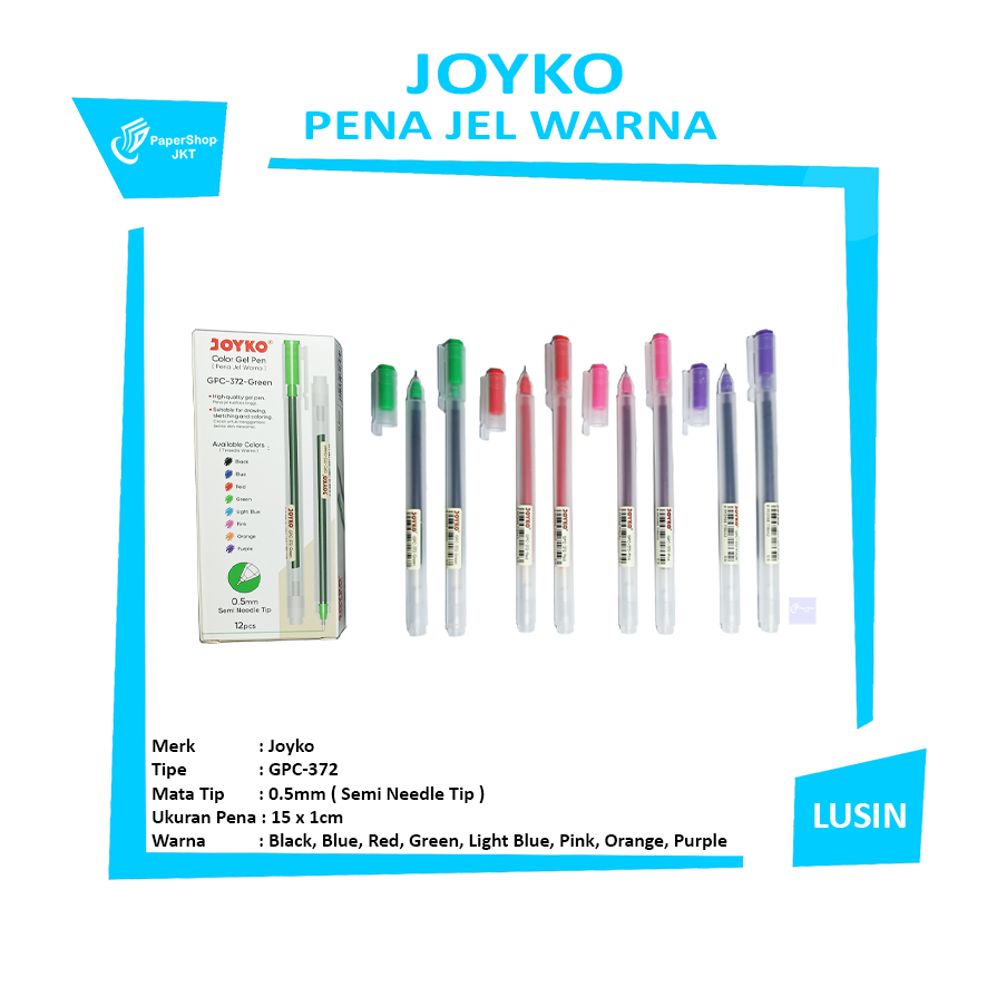 

Joyko - Pulpen Pena Gel GPC-372 - Pcs
