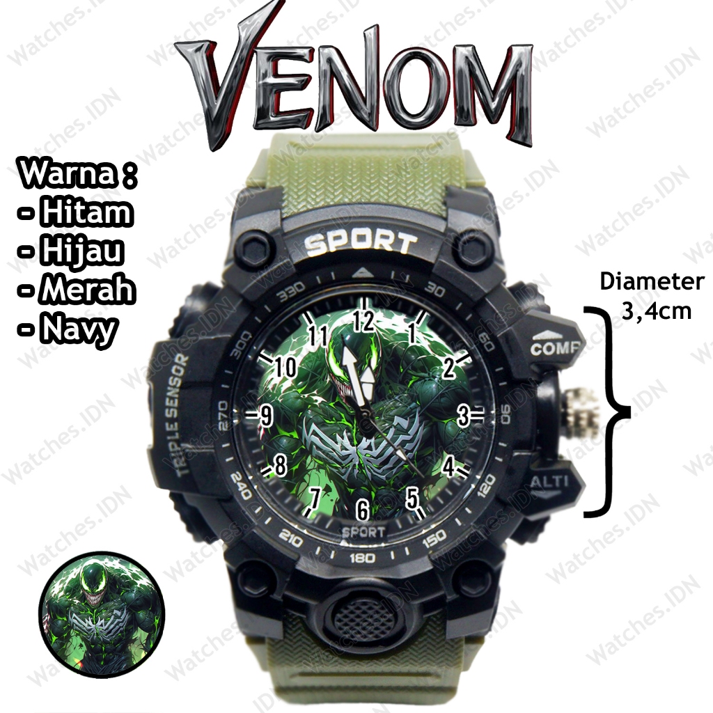 Jam Tangan Anak Lucu Lucu Karakter Venom Anti Air Terbaru Jam Tangan Anak Laki Laki Model Lucu Kids
