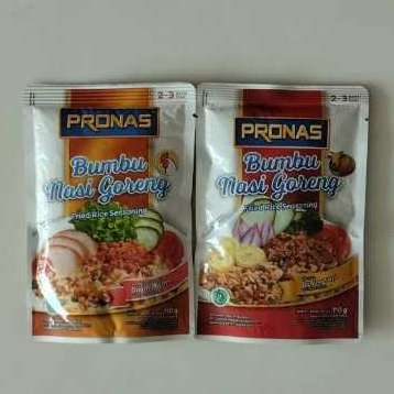 

Bumbu Nasi Goreng Dengan Potongan Daging Ayam/Sapi Pronas 110gr