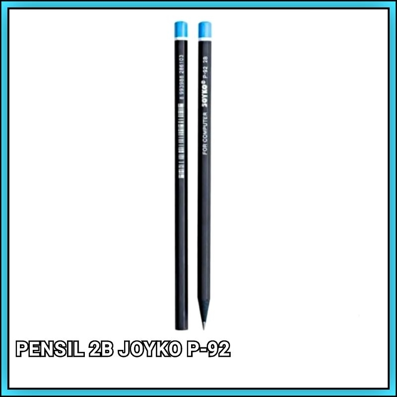 

1 Pcs Pensil 2B Joyko P-92 Hitam