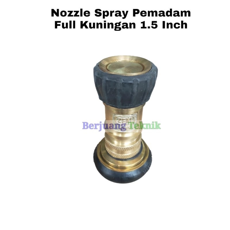 Nozzle Sprayer Pemadam 1.5 Inch Full Kuningan || FOG NOZZLE 3 Position