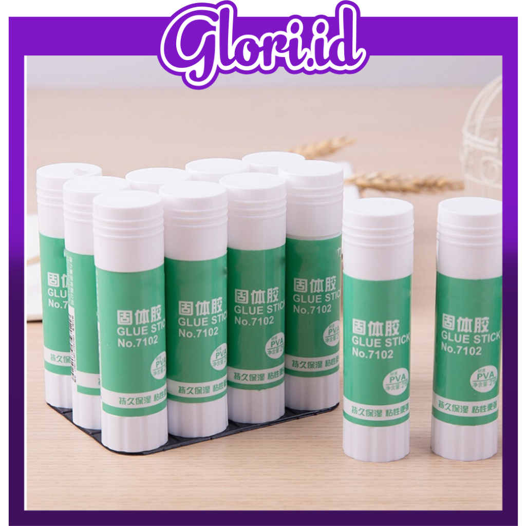 

GLORI.ID Lem Glue Stick Putih / Lem Kertas Batangan 9gr S109