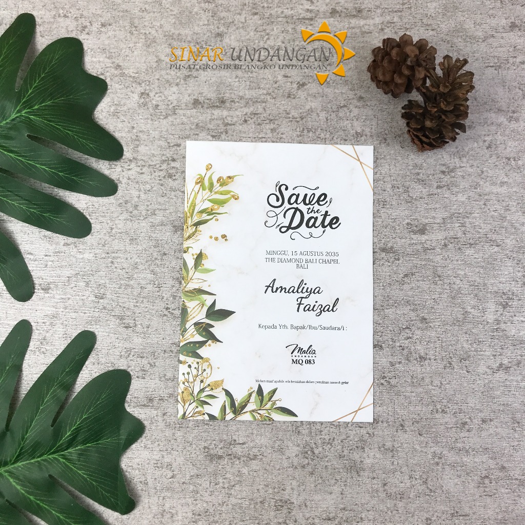 Blangko Undangan Pernikahan Maliq 83 Harga Murah
