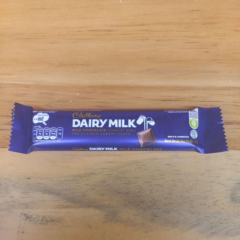 

Cadbury Dairy Milk Chocolate 30 gr