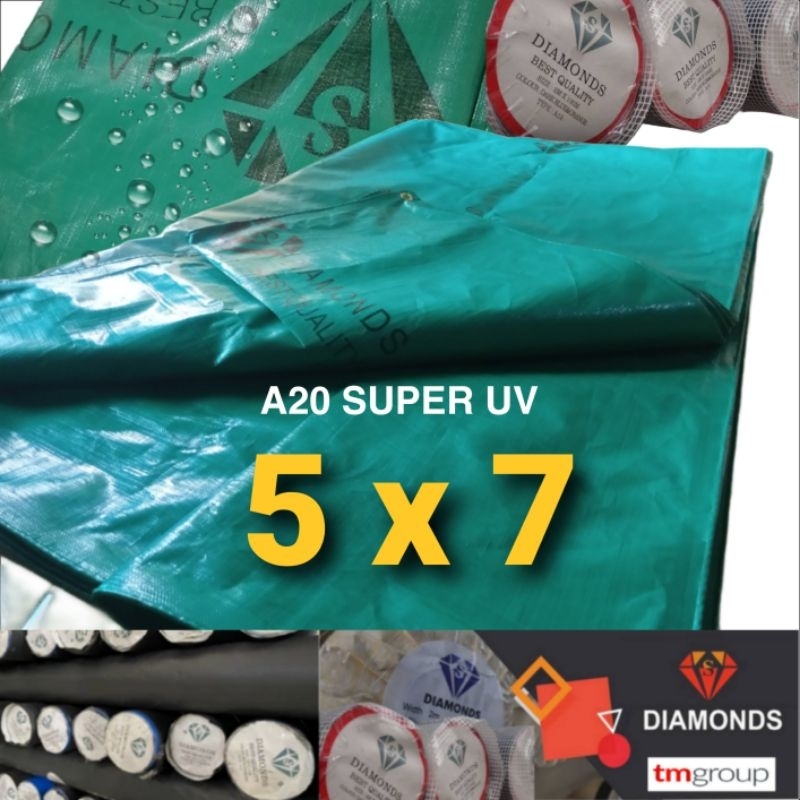 Terpal 5x7 A20 SUPER UV truk fuso tenda terop Waterproof