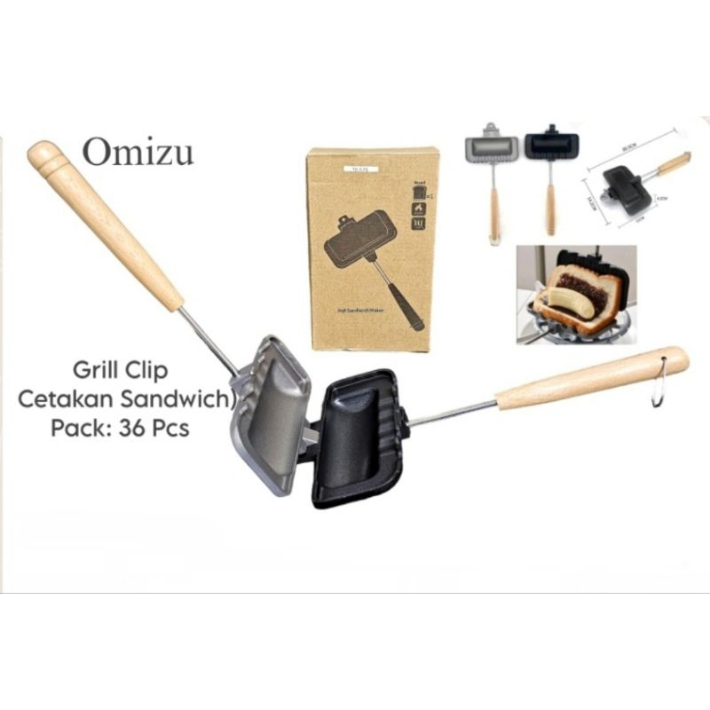 Cetakan sandwich roti bakar waffle maker / alat cetakan roti panggang
