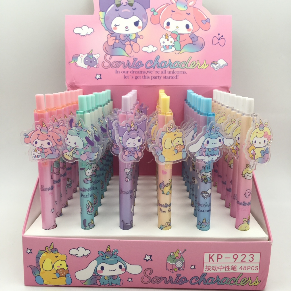 

(Ecer) PULPEN GEL PEN CETEK - SANRIO KUROMI MELODY HELLOKITTY NO 6383-3