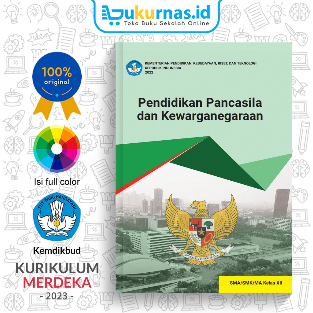 Buku PPKn SMA/SMK/MA Kelas 12 Kurikulum Merdeka Kurmer