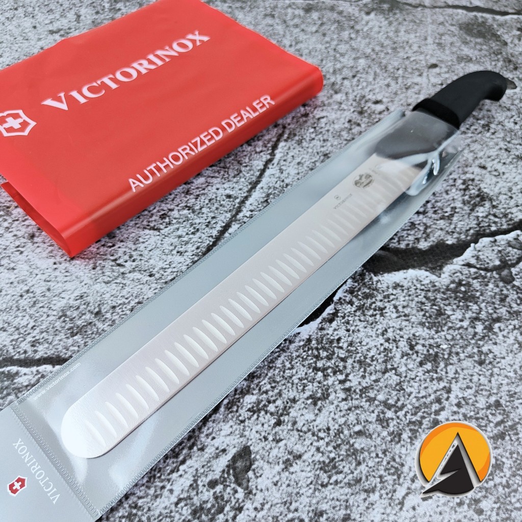 Pisau slicing knife victorinox fluted 30 cm original swiss 5.4723.30