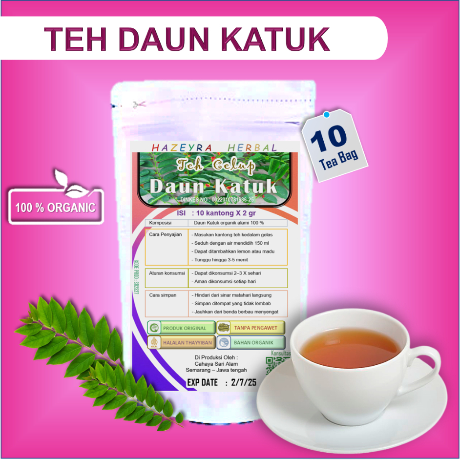 

Asi booster pelancar asi teh daun katuk obat darah tinggi hipertensi isi 10pcs