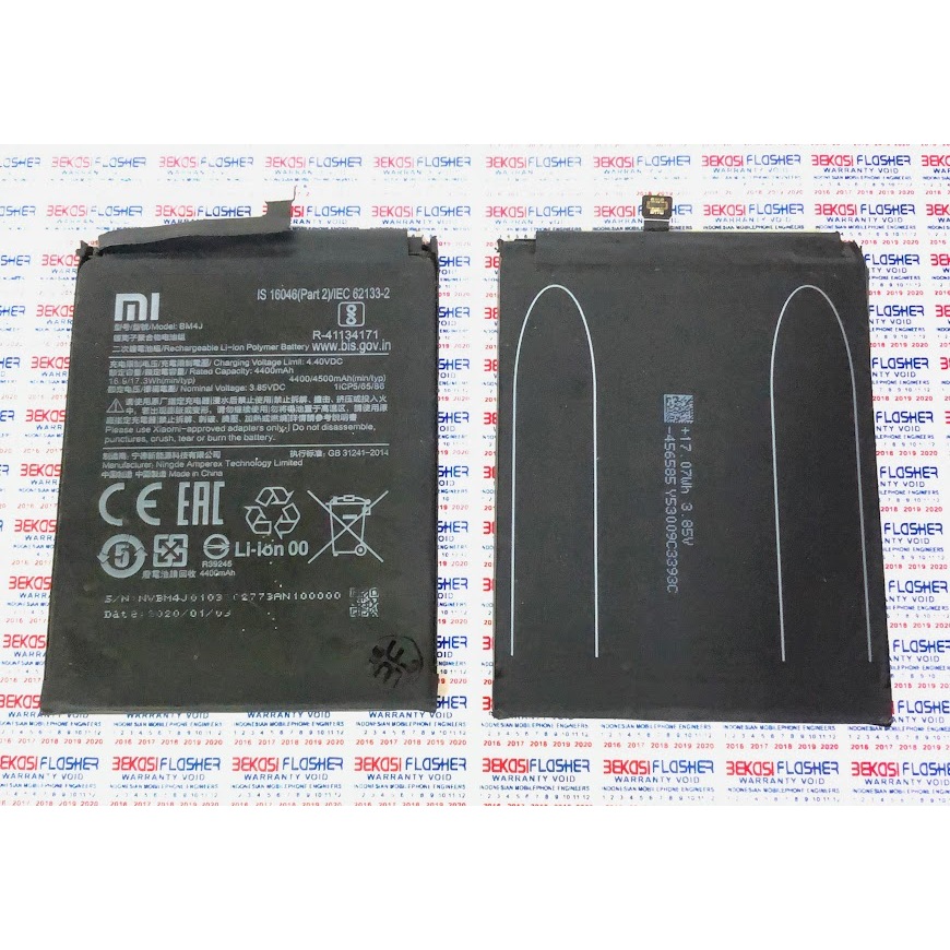 Baterai Xiaomi Redmi Note 8 Pro BM4J Batt Original Copotan BM4J