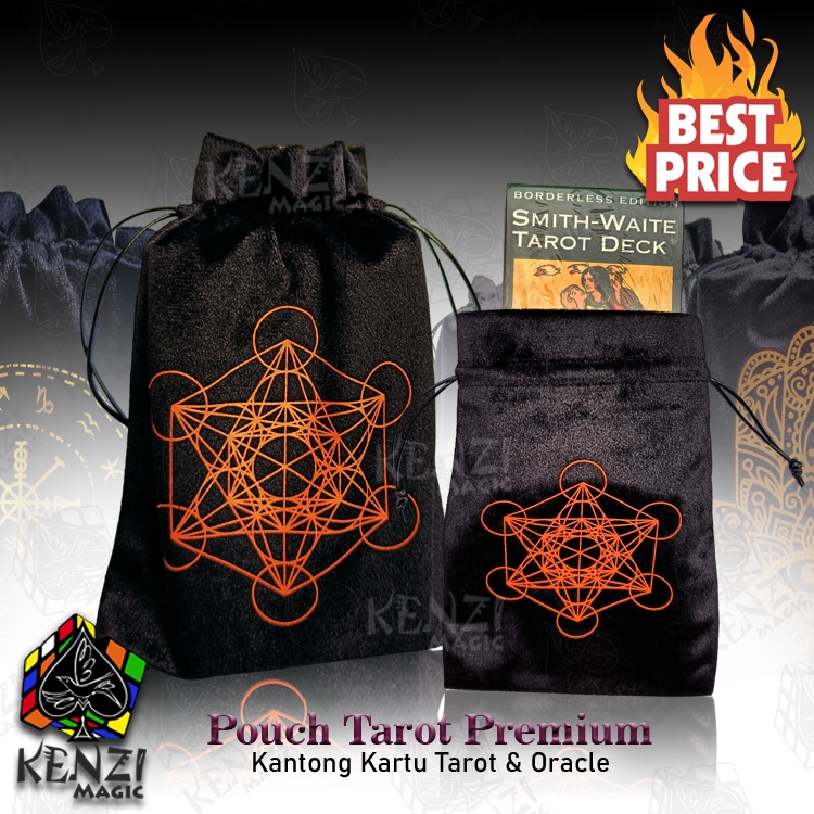 Kartu Tarot Pouch Premium Kantong Kartu Tarot Deck & Oracle