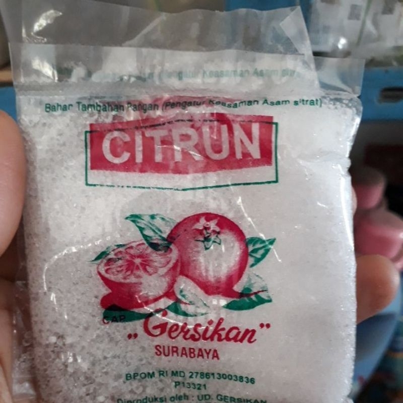 

Citrun perasa asam makanan atau minuman