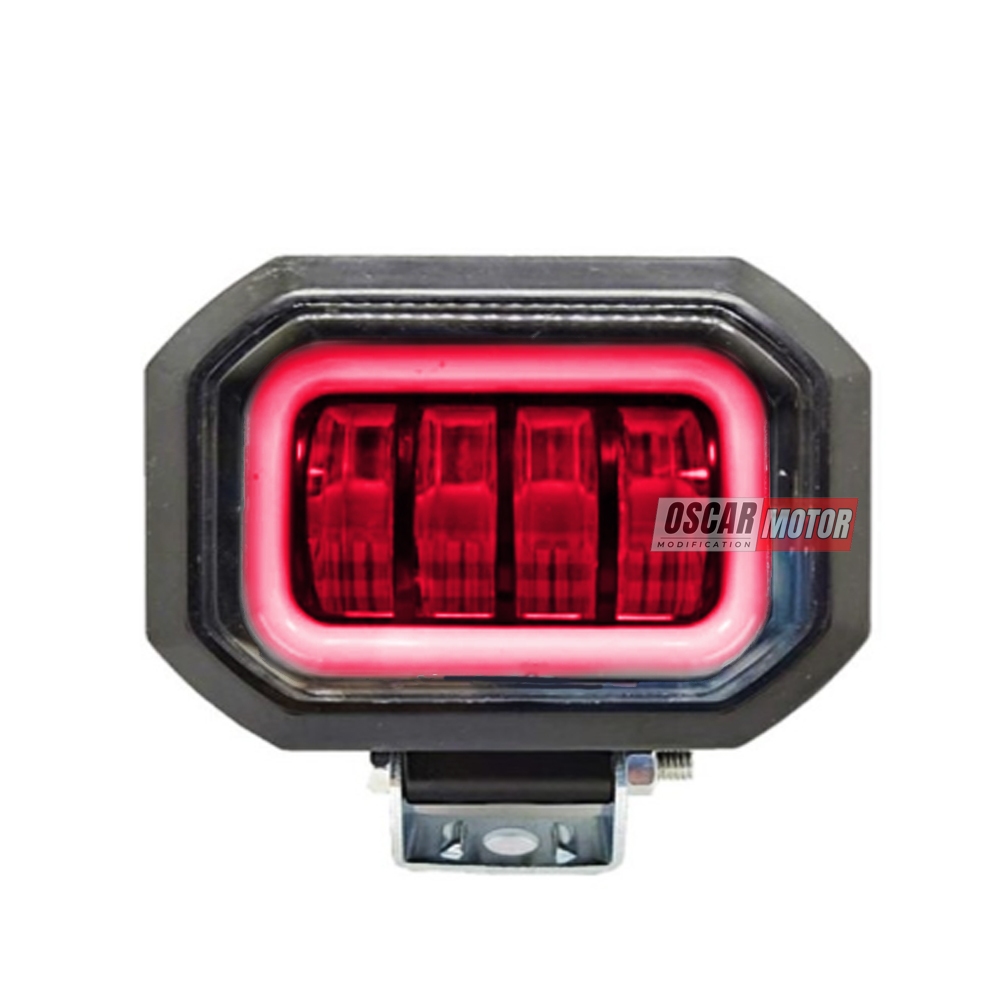 LAMPU TEMBAK DAYMAKER MINI 4 MATA LED OWL UNIVERSAL DAYMAKER MODEL KOTAK WATERPROOF