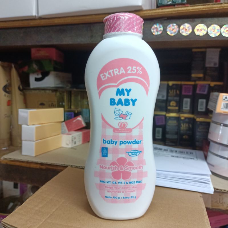 Bedak My Baby Powder Nourish &amp; Smooth 100g