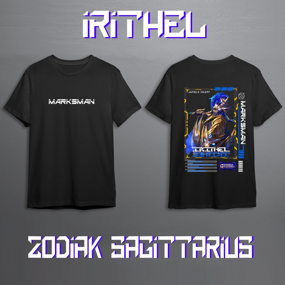 Kaos Pria Mobile Legend Hero IRITHEL Skin Keren//Kaos Mobile Legend//Kaos ML//Kaos Skin IRITHEL