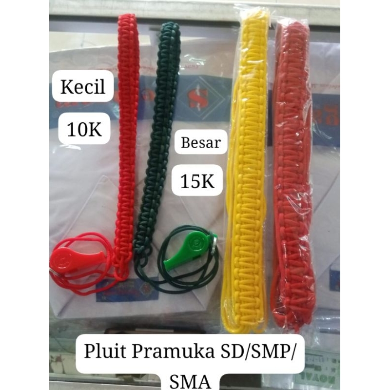 

Pluit Pramuka (Tali kur) SD/SMP/SMA Besar dan Kecil