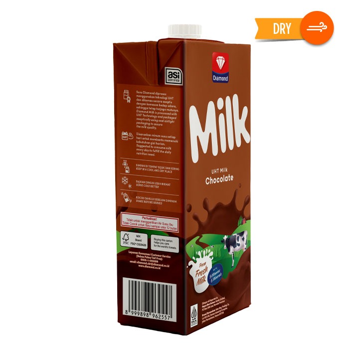 

Diamond Milk Uht Chocolate 1Liter