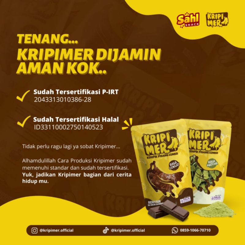 

keripik pisang lumer