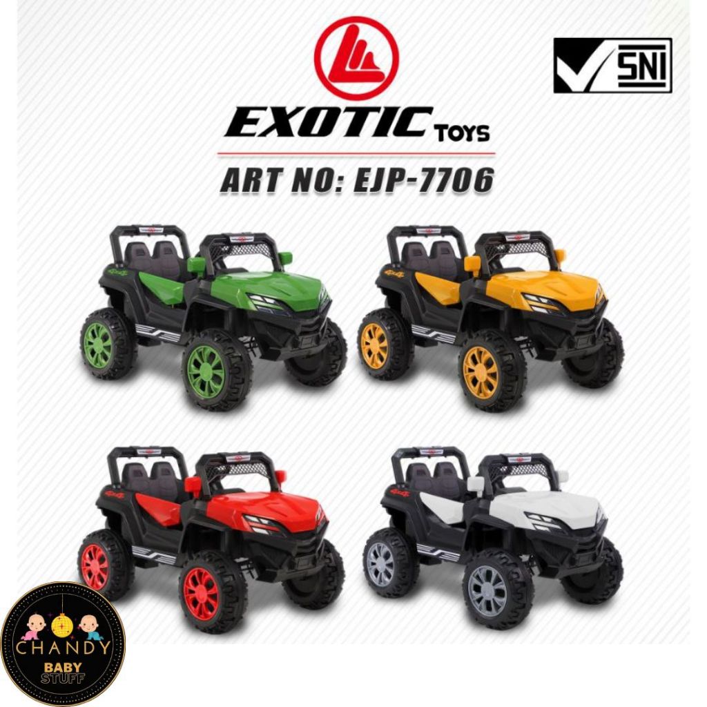 MOBIL AKI JEEP MAINAN ANAK EXOTIC EJP 7706