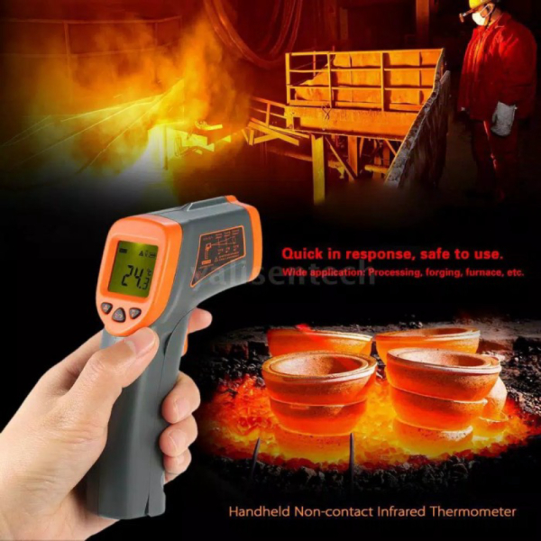 

Digital Infrared Thermometer / IR Termometer / Laser Termo Gun - GM320 Berkualitas