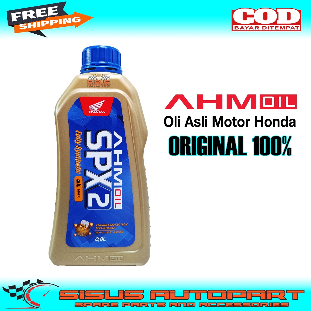 Oli SPX 2 Honda Matic Beat Vario Scoopy Pcx / Oli SPX2 ORIGINAL / SPX 2 Honda Matic / AHM OIL SPX2