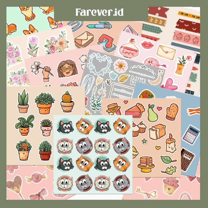 

[FAREVER] STICKER AESTHETIC STICKER AESTHETIC LUCU STICKER AESTHETIC TUMBLR STICKER VINTAGE STICKER SCRAPEBOOK STICKER CASE