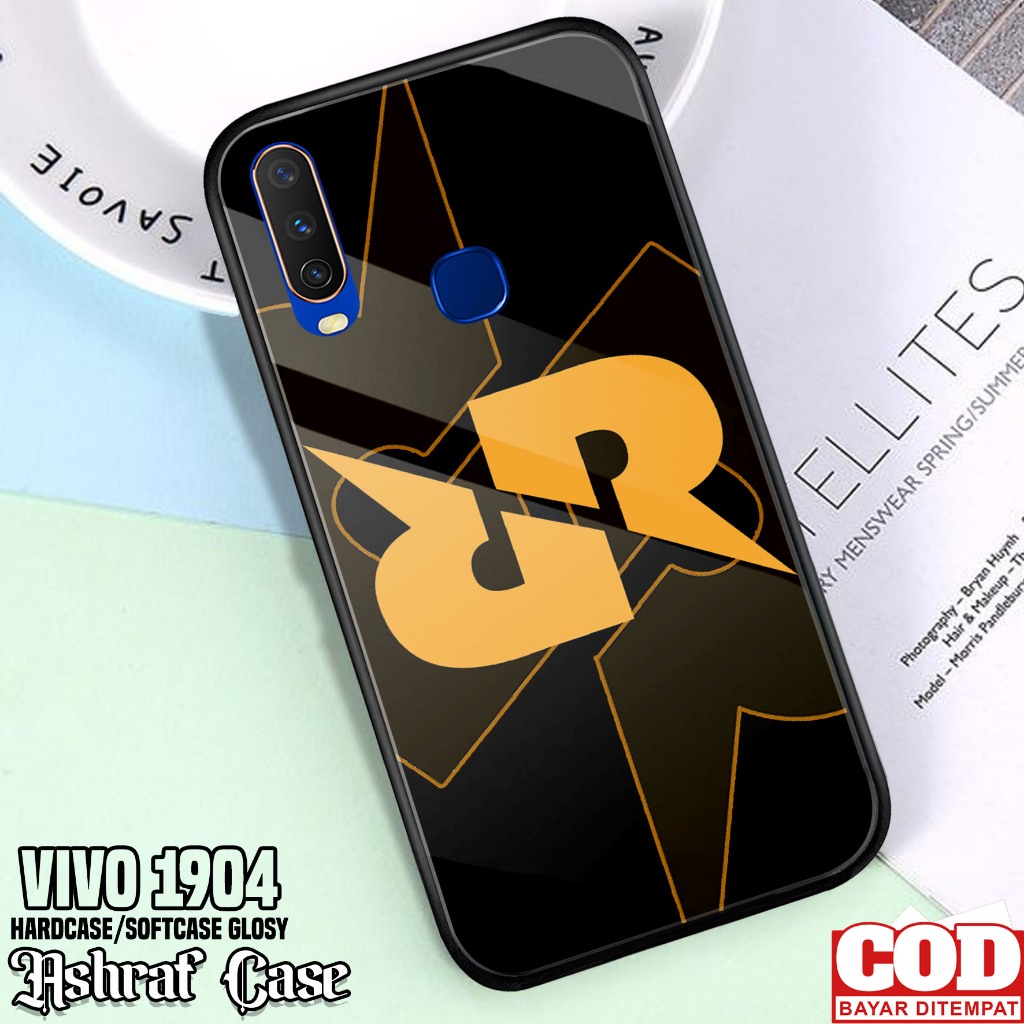Case Vivo 1904 - Casing Vivo 1904 ( RRQ ) Silikon Hp Vivo 1904 - Softcase Glass Kaca - Kondom Hp - K